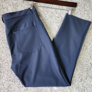 Under 510 Performance Pants Mens 36x28 Navy Blue Stretch Slim Fit Excellent